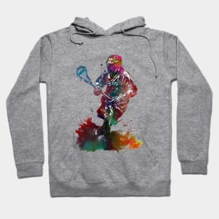 Lacrosse sport art #lacrosse #sport Hoodie